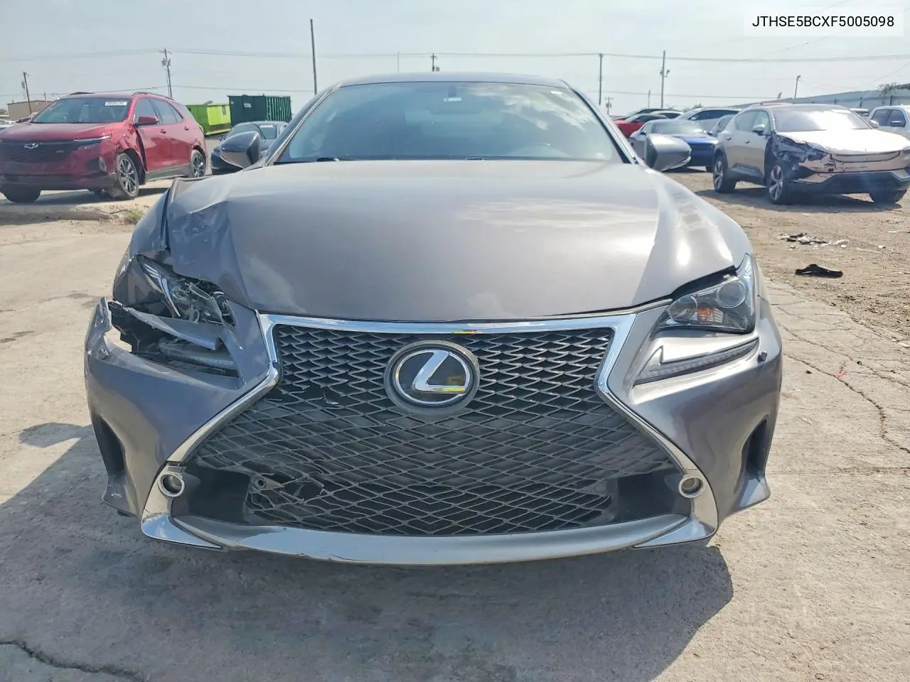2015 LEXUS RC VIN JTHSE5BCXF5005098 — фото 5
