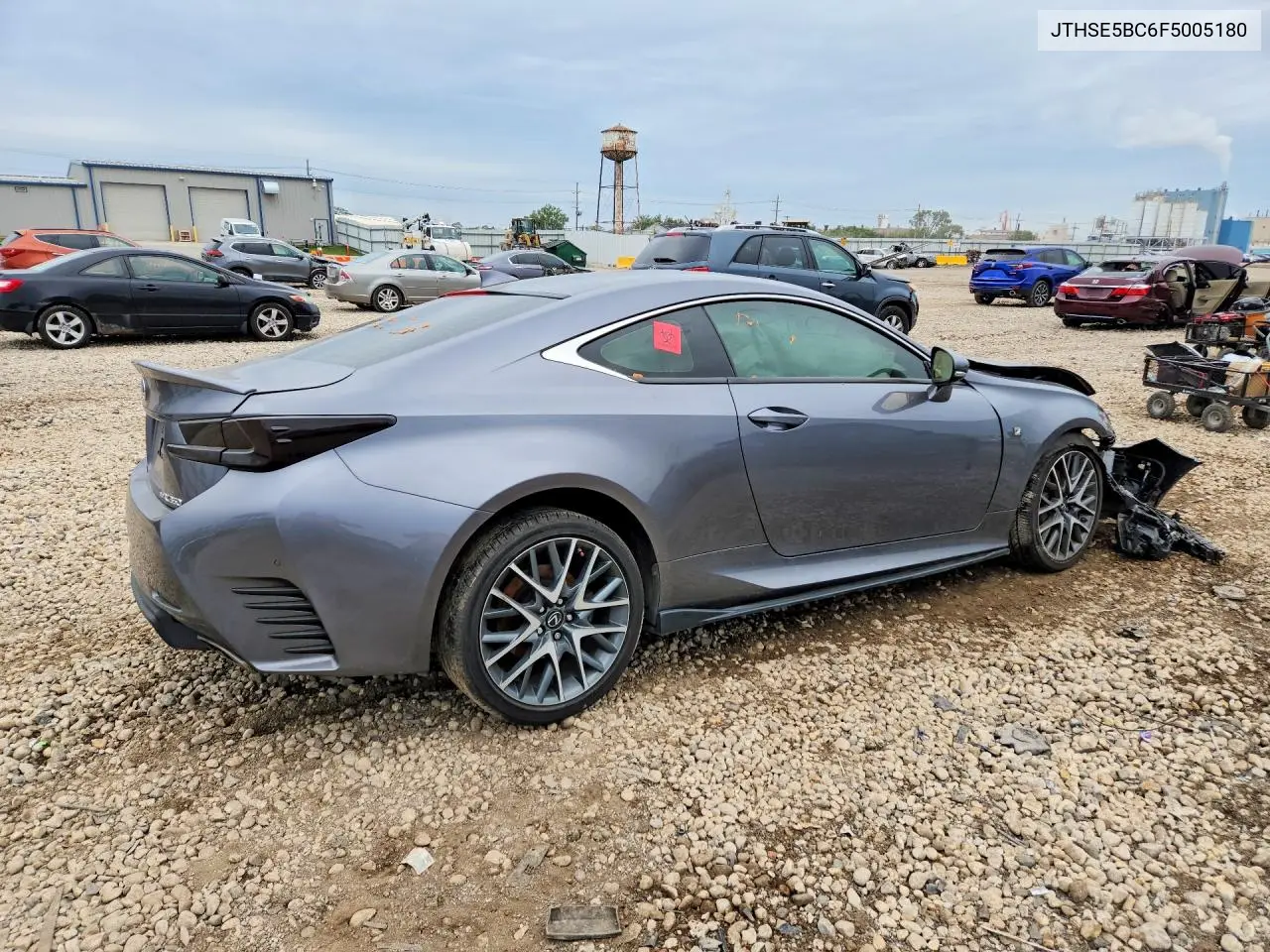 2015 LEXUS RC VIN JTHSE5BC6F5005180 — фото 3