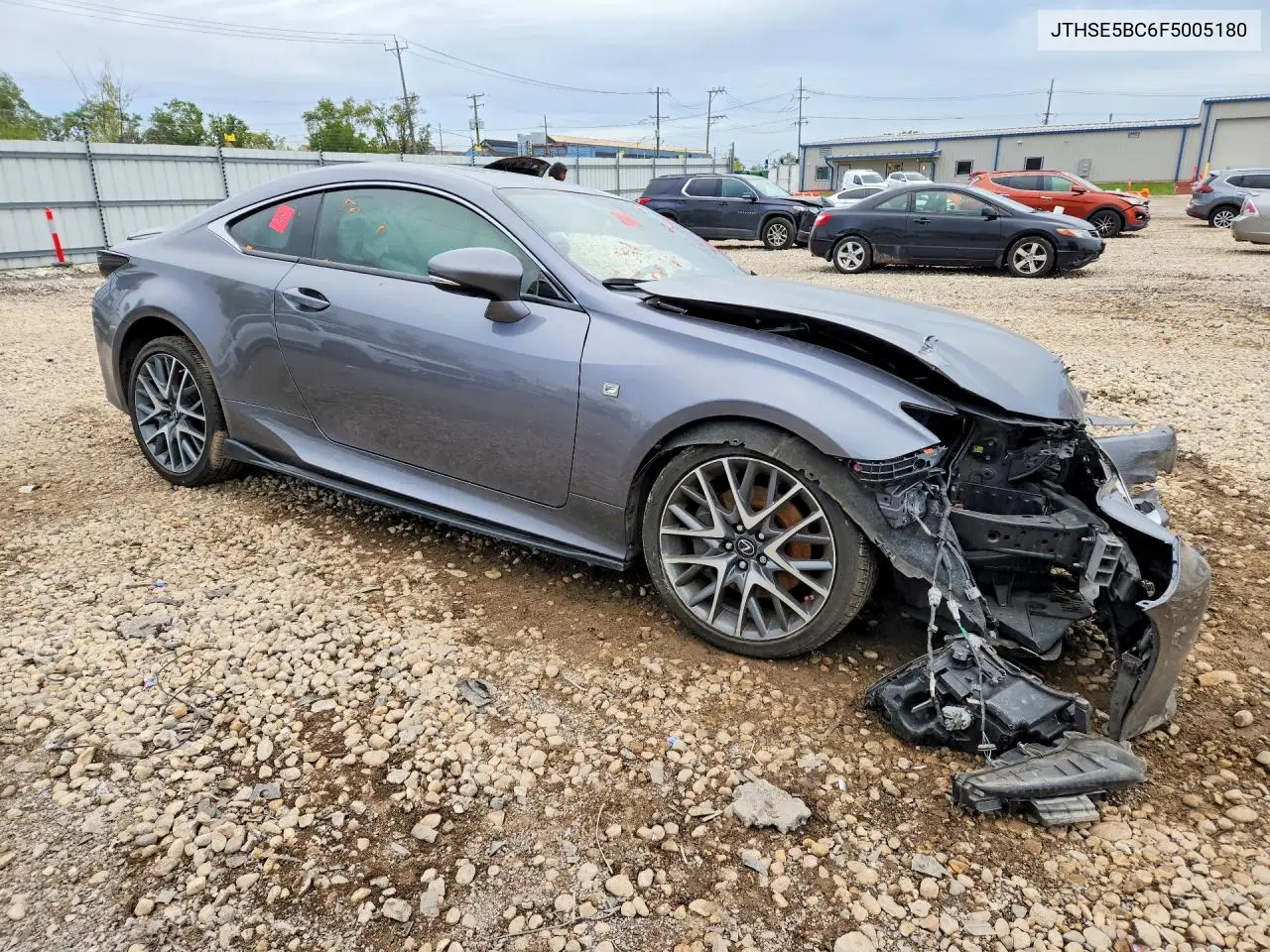 2015 LEXUS RC VIN JTHSE5BC6F5005180 — фото 4