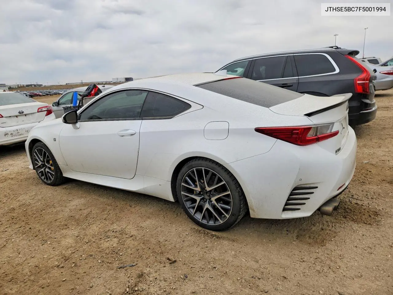 2015 LEXUS RC VIN JTHSE5BC7F5001994 — фото 2