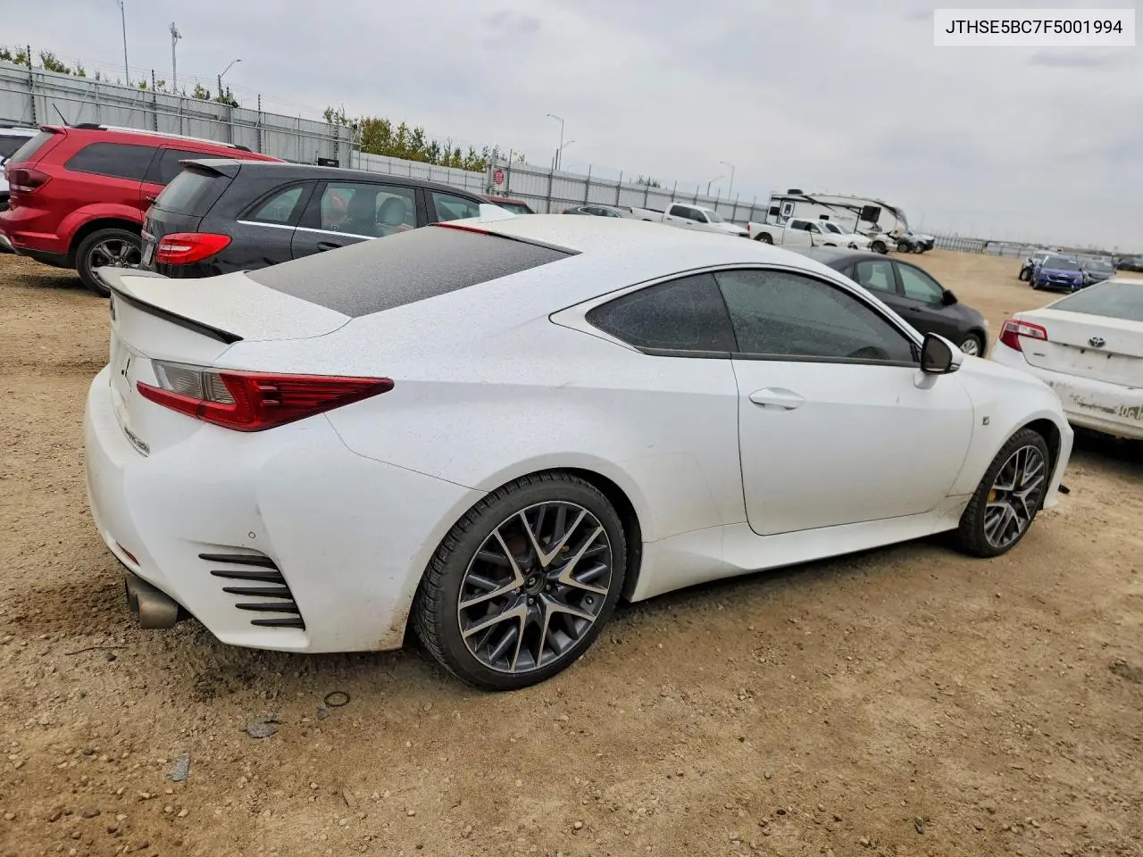 2015 LEXUS RC VIN JTHSE5BC7F5001994 — фото 3