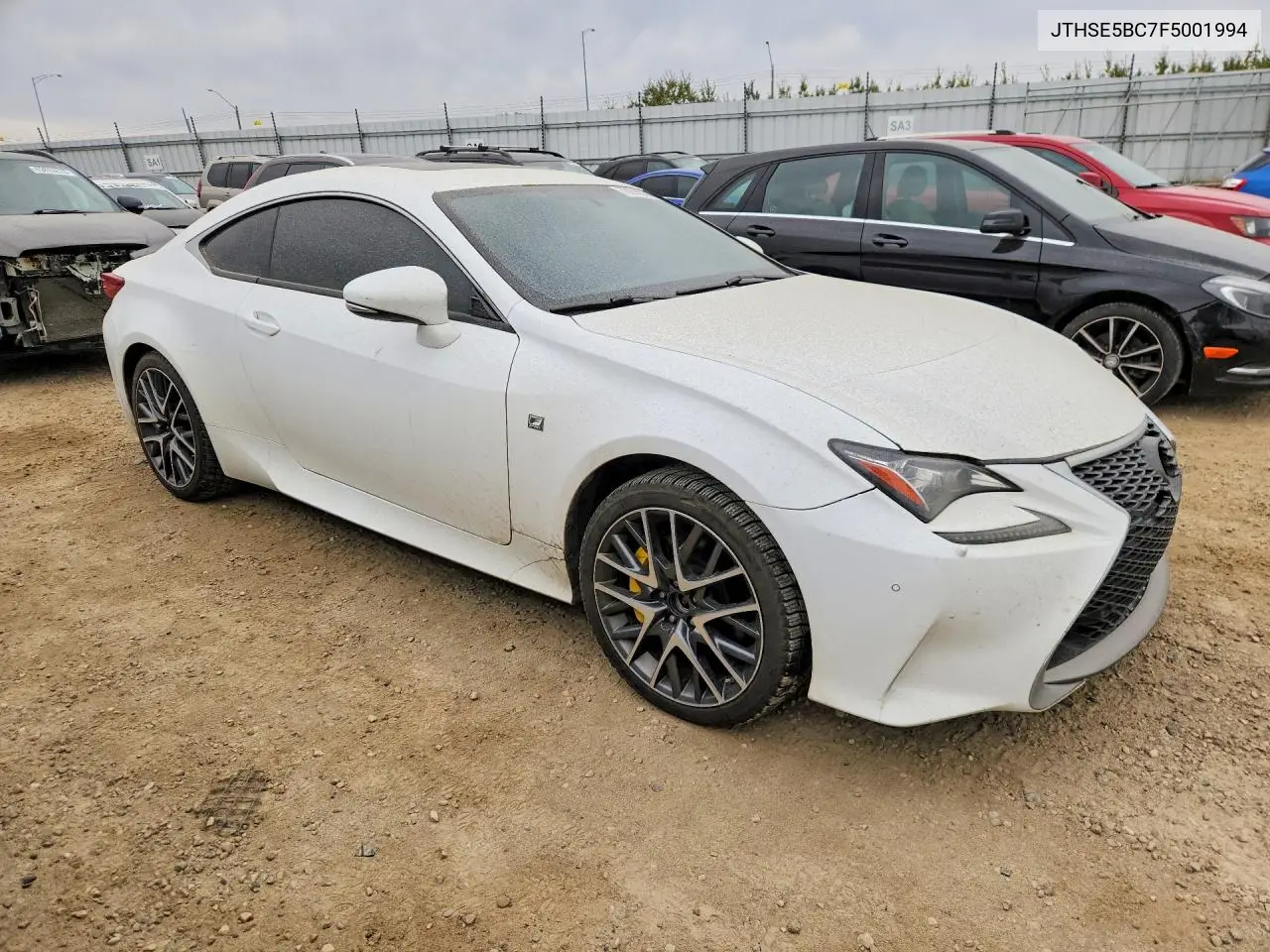 2015 LEXUS RC VIN JTHSE5BC7F5001994 — фото 4