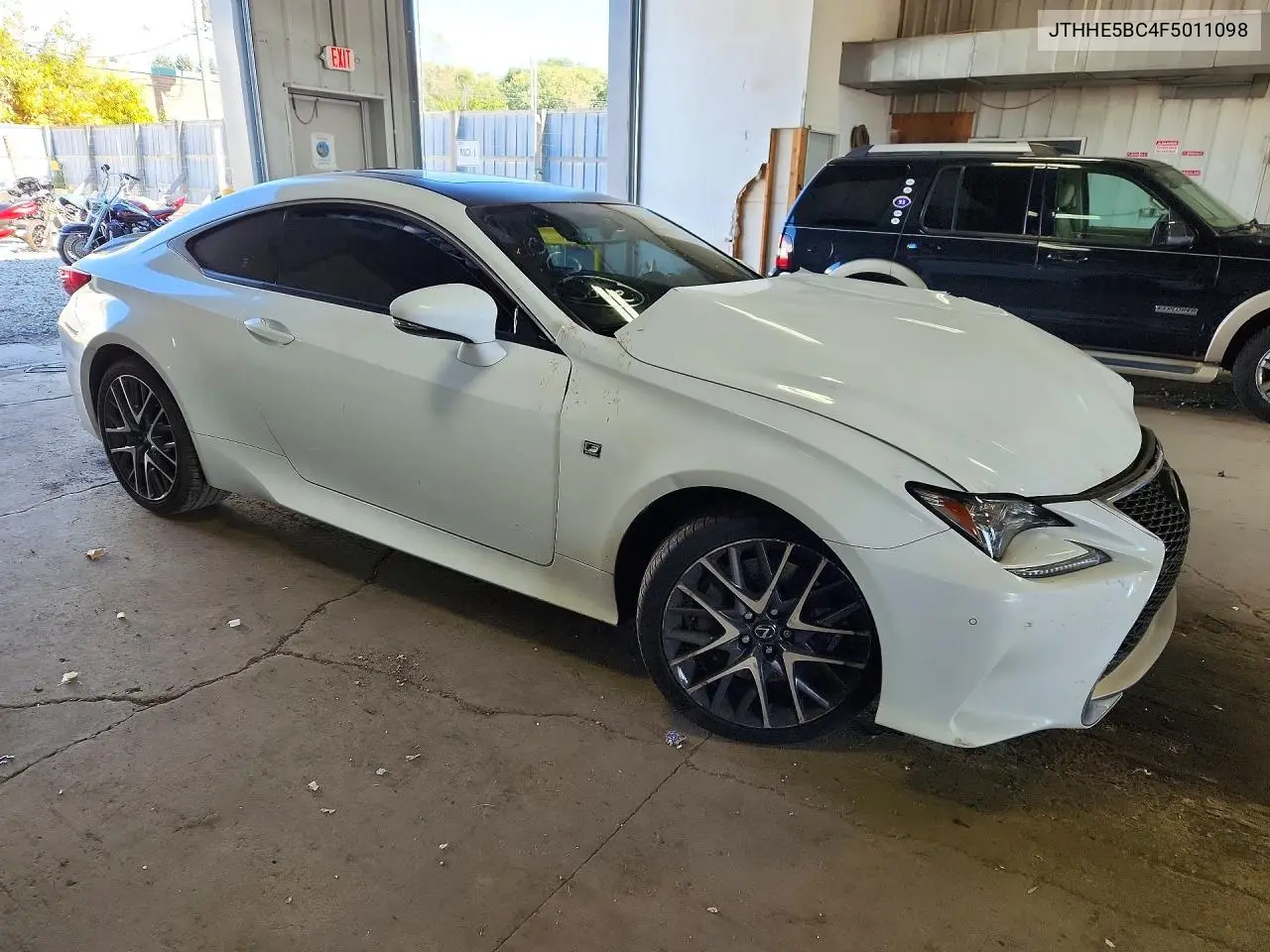 2015 LEXUS RC VIN JTHHE5BC4F5011098 — фото 4