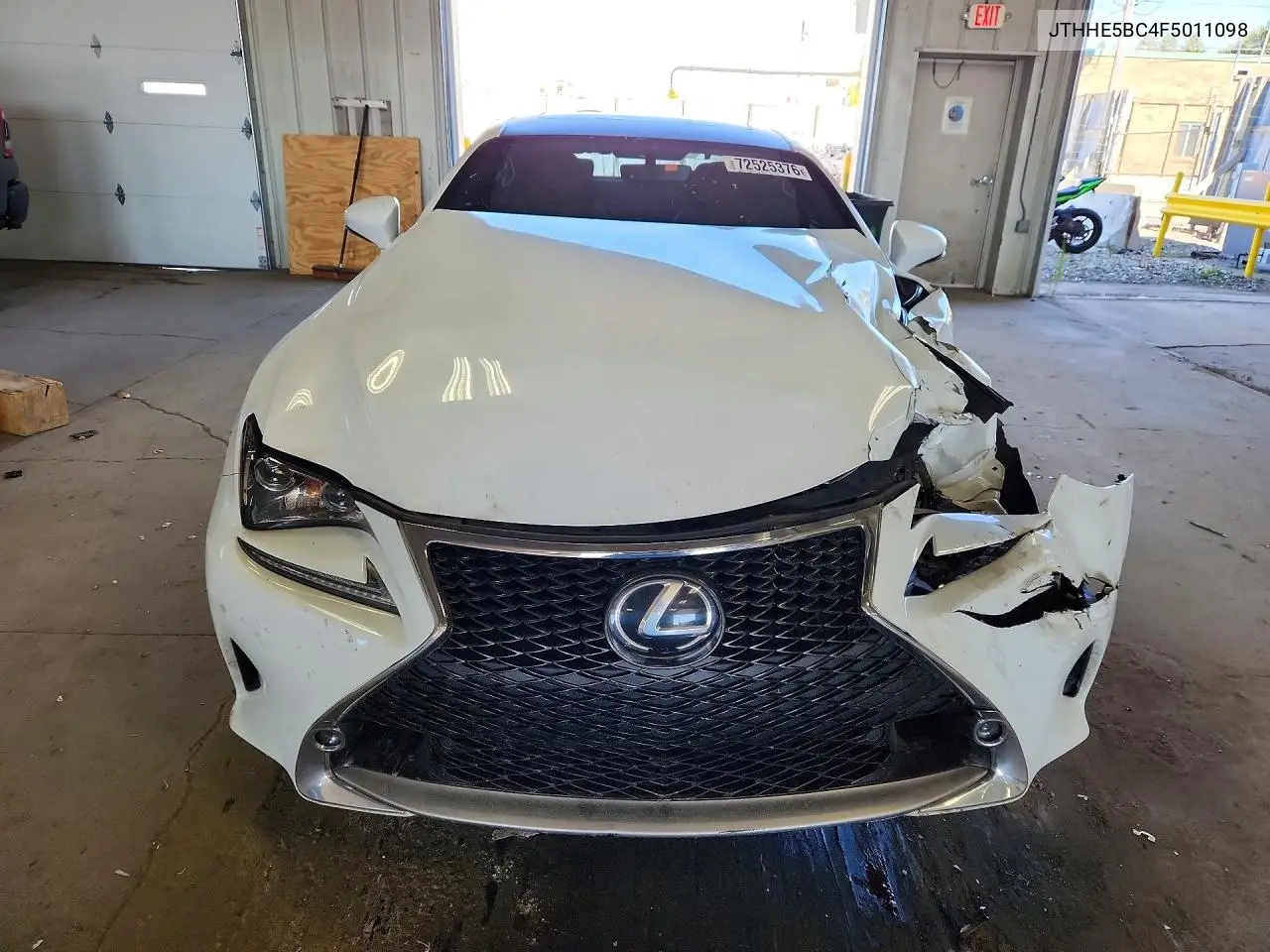 2015 LEXUS RC VIN JTHHE5BC4F5011098 — фото 5