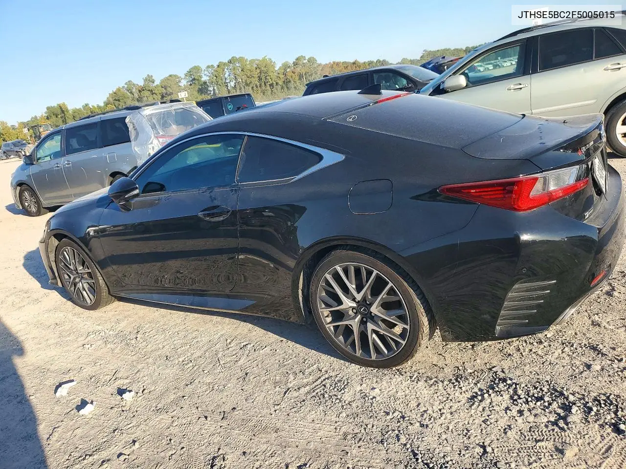 2015 LEXUS RC VIN JTHSE5BC2F5005015 — фото 2