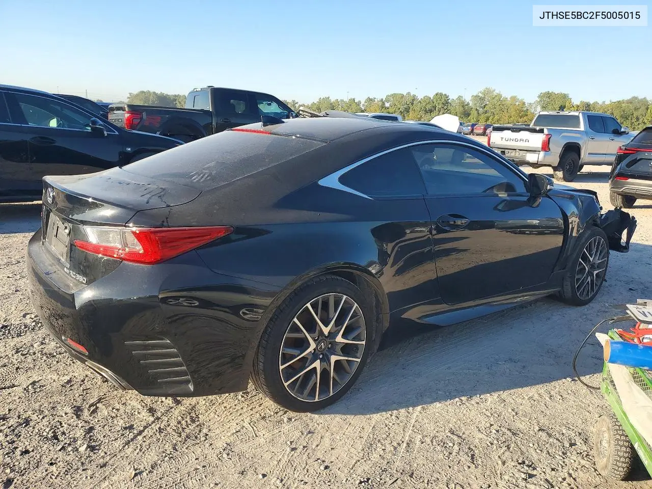 2015 LEXUS RC VIN JTHSE5BC2F5005015 — фото 3