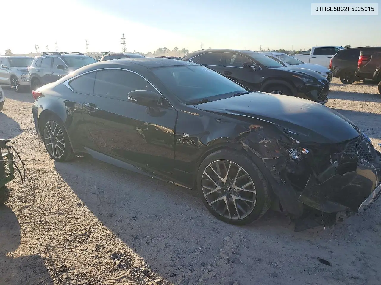 2015 LEXUS RC VIN JTHSE5BC2F5005015 — фото 4