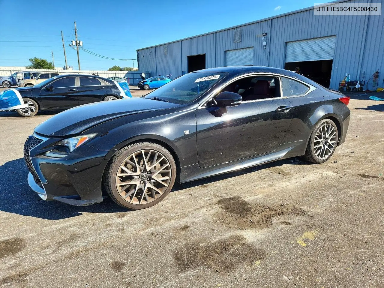 LEXUS RC 2015, VIN JTHHE5BC4F5008430