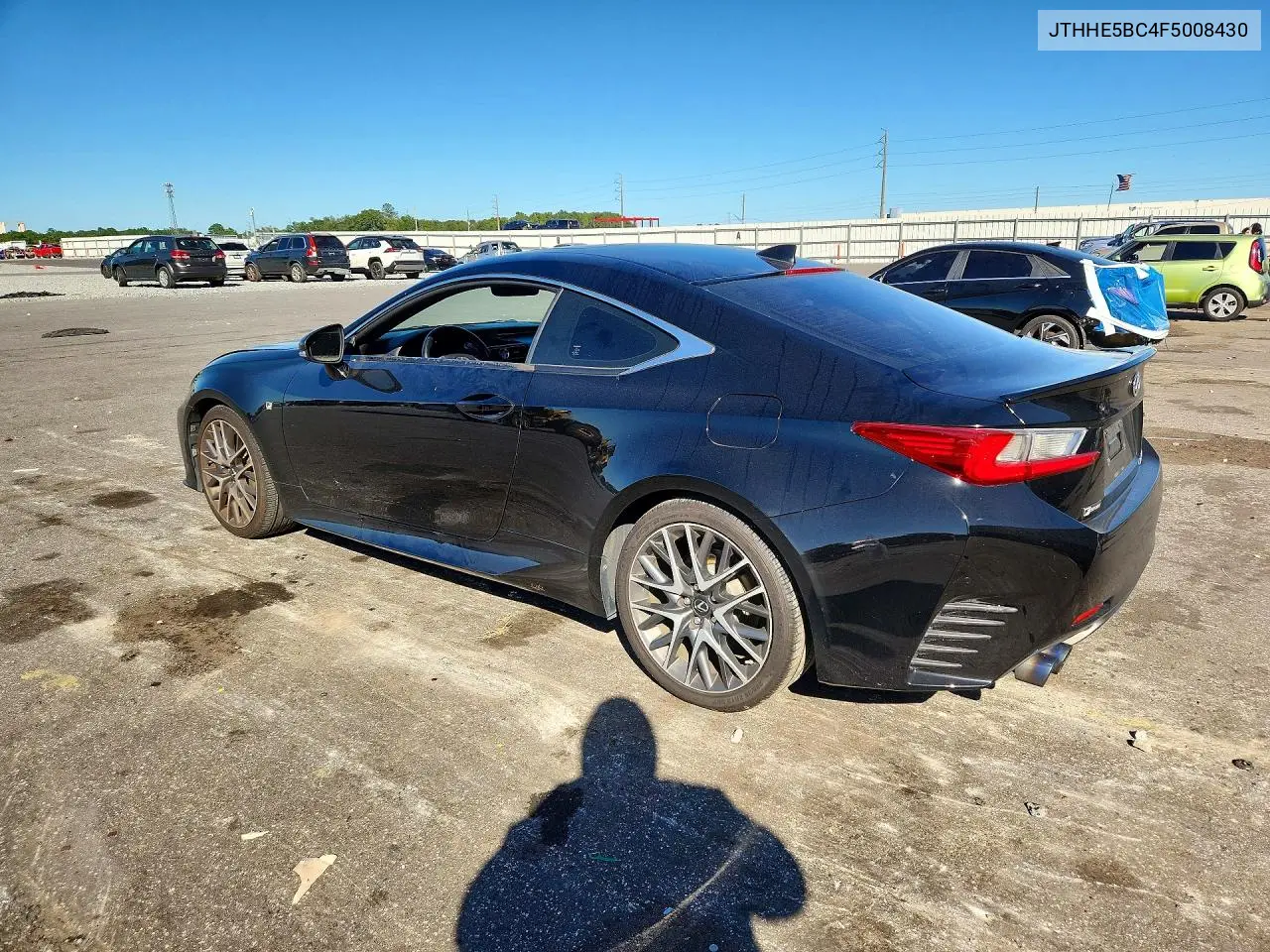 2015 LEXUS RC VIN JTHHE5BC4F5008430 — фото 2