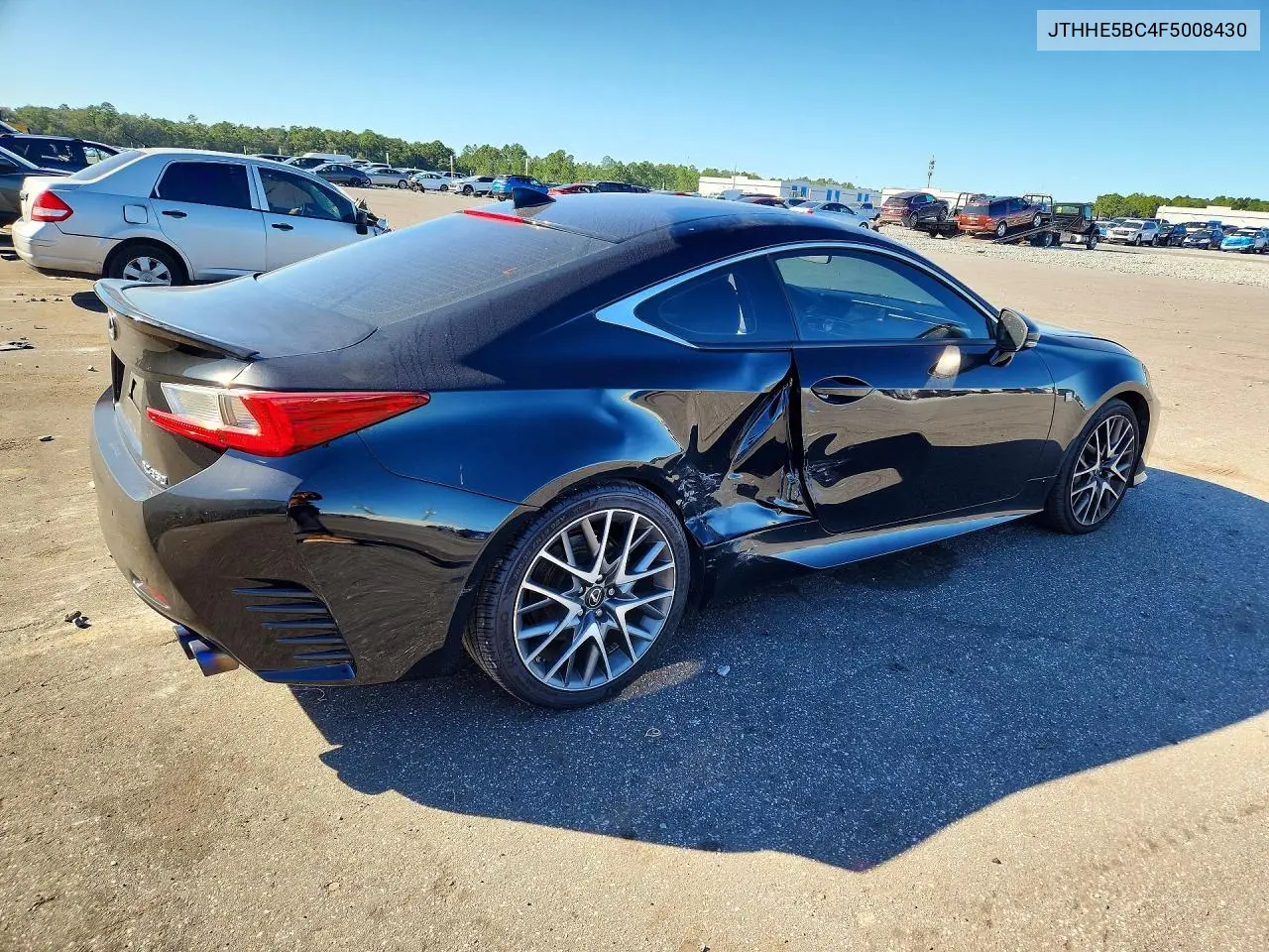 2015 LEXUS RC VIN JTHHE5BC4F5008430 — фото 3