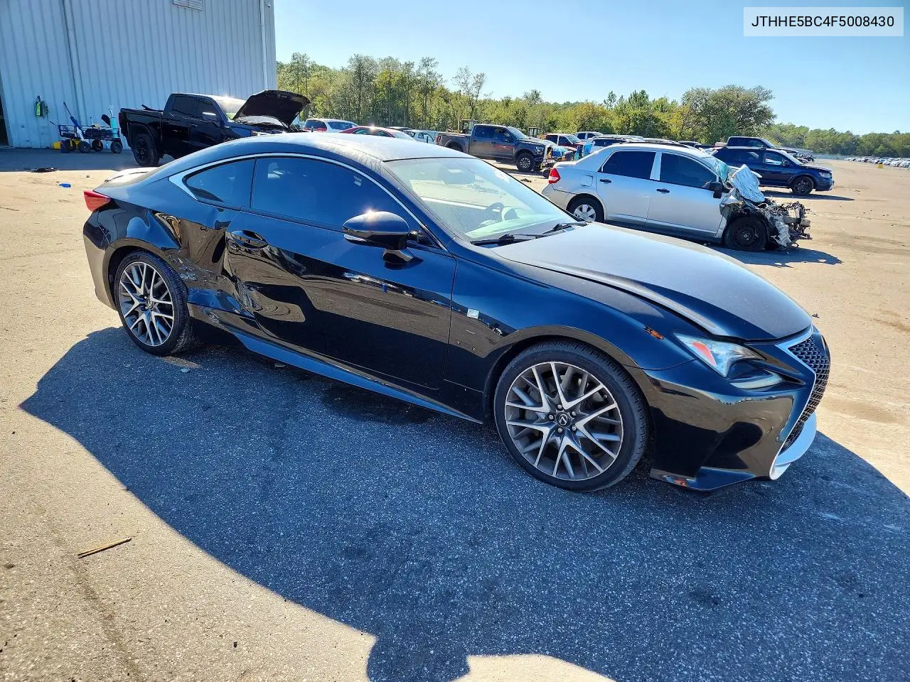 2015 LEXUS RC VIN JTHHE5BC4F5008430 — фото 4