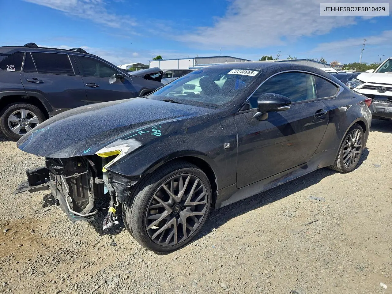 LEXUS RC 2015, VIN JTHHE5BC7F5010429