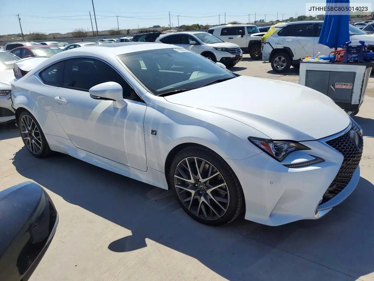 2016 LEXUS RC VIN JTHHE5BC8G5014023 — фото 4