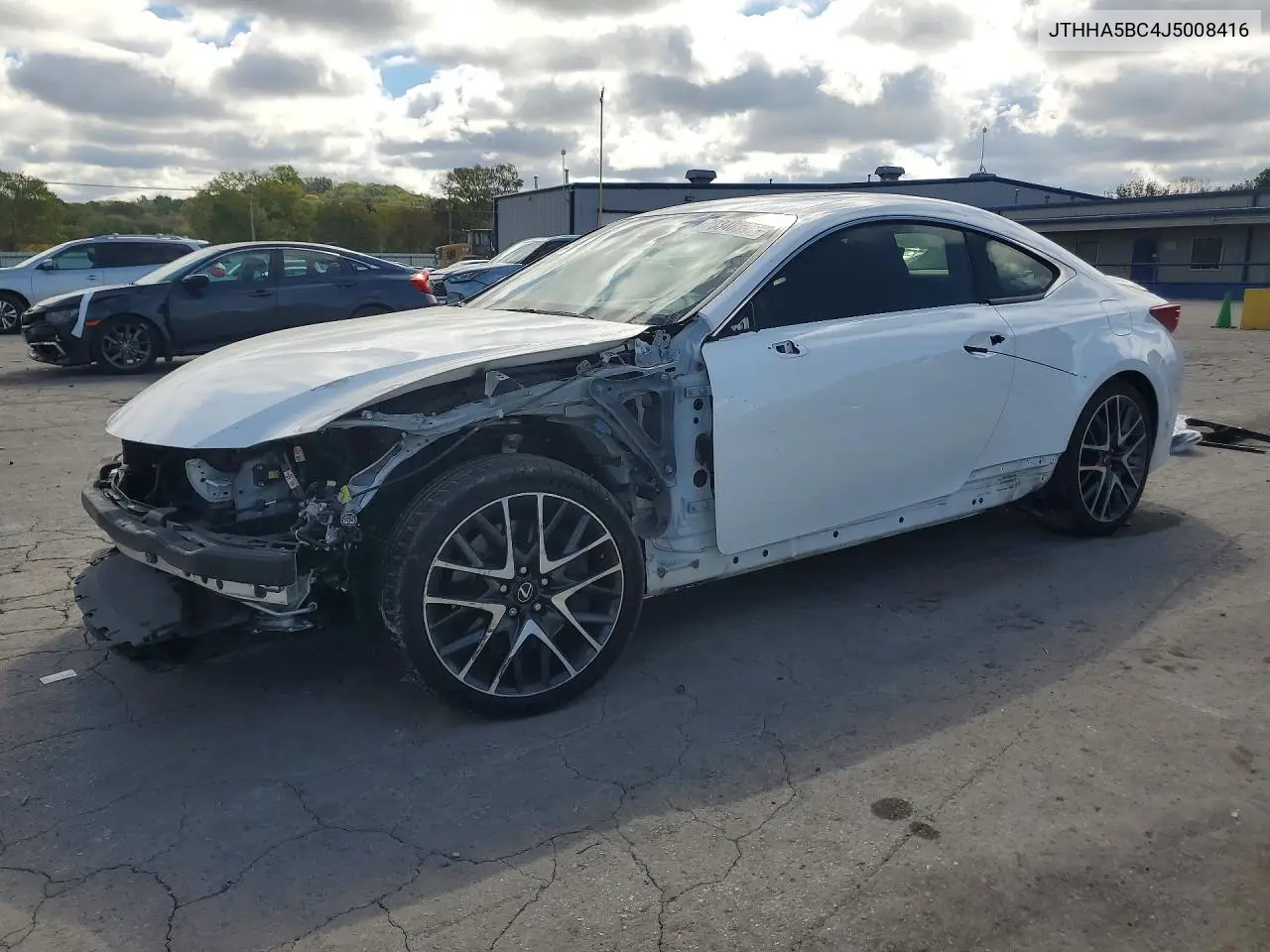 LEXUS RC 2018, VIN JTHHA5BC4J5008416