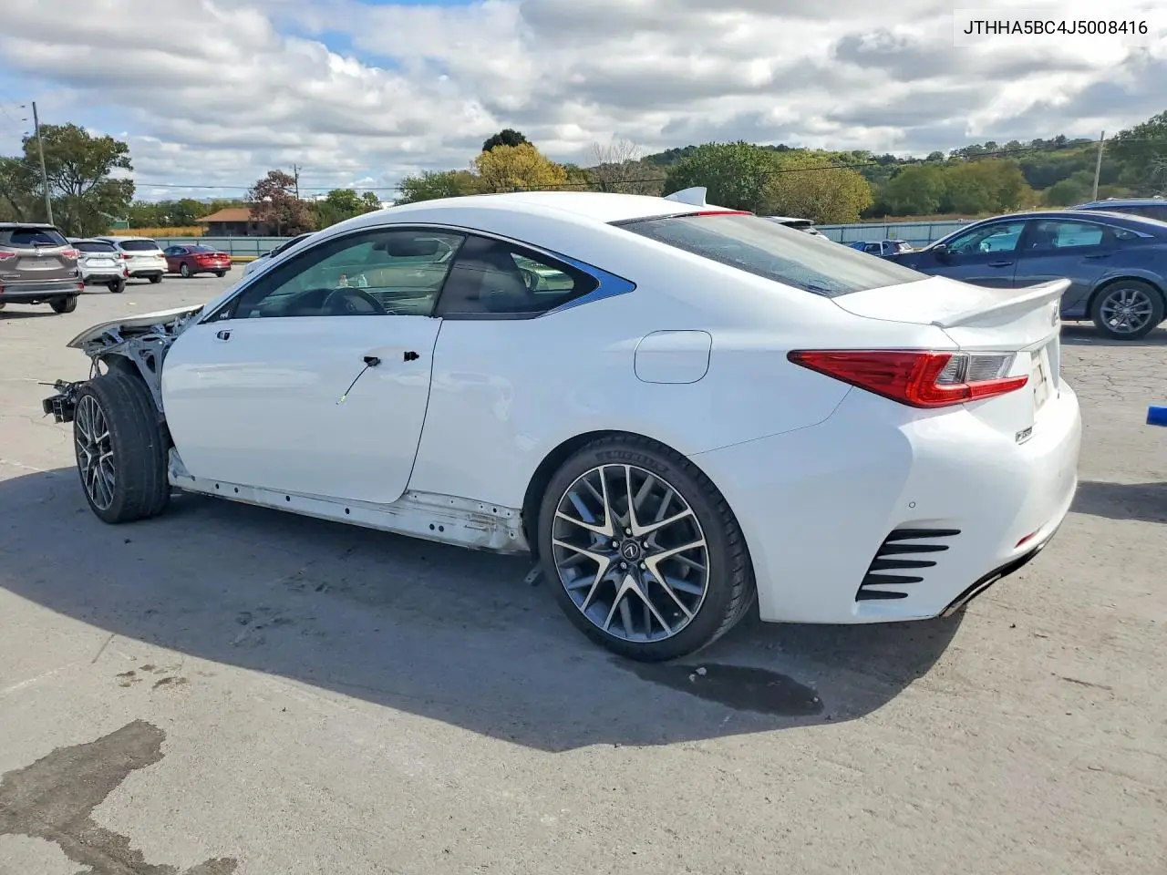 2018 LEXUS RC VIN JTHHA5BC4J5008416 — фото 2