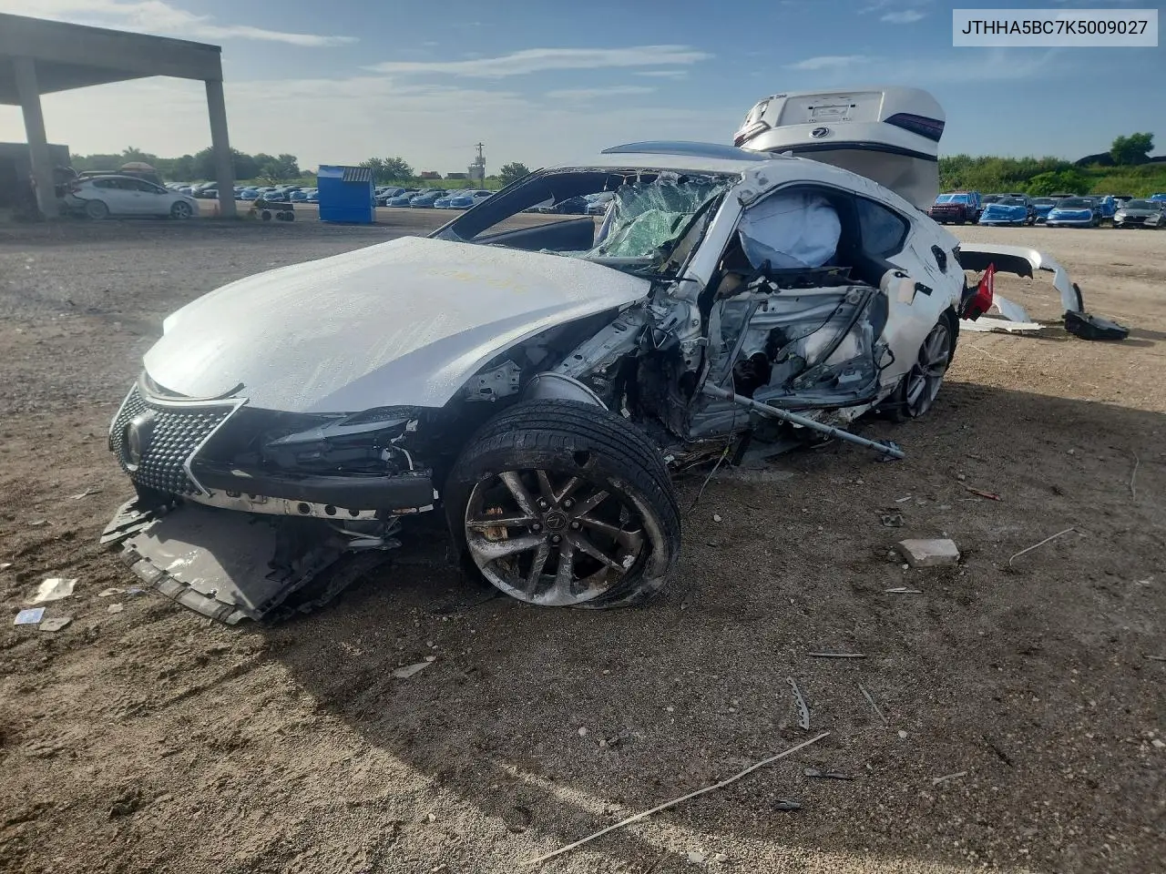 LEXUS RC 2019, VIN JTHHA5BC7K5009027
