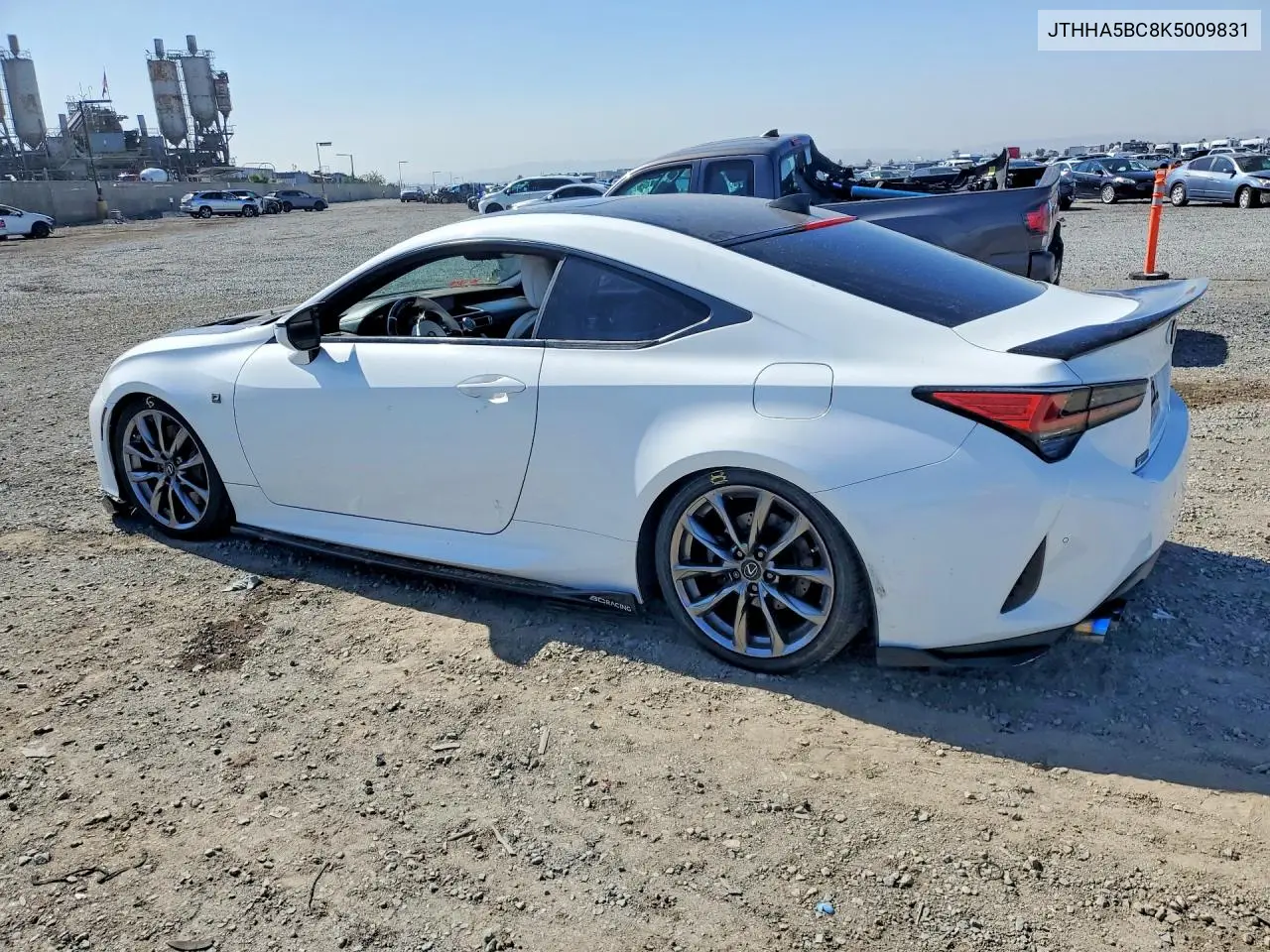 2019 LEXUS RC VIN JTHHA5BC8K5009831 — фото 2