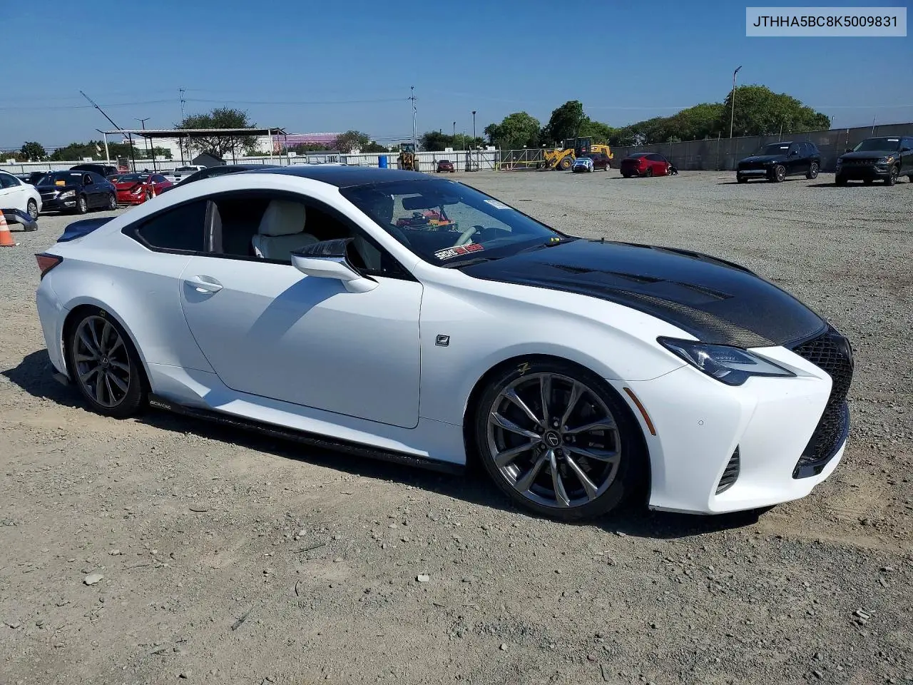 2019 LEXUS RC VIN JTHHA5BC8K5009831 — фото 4