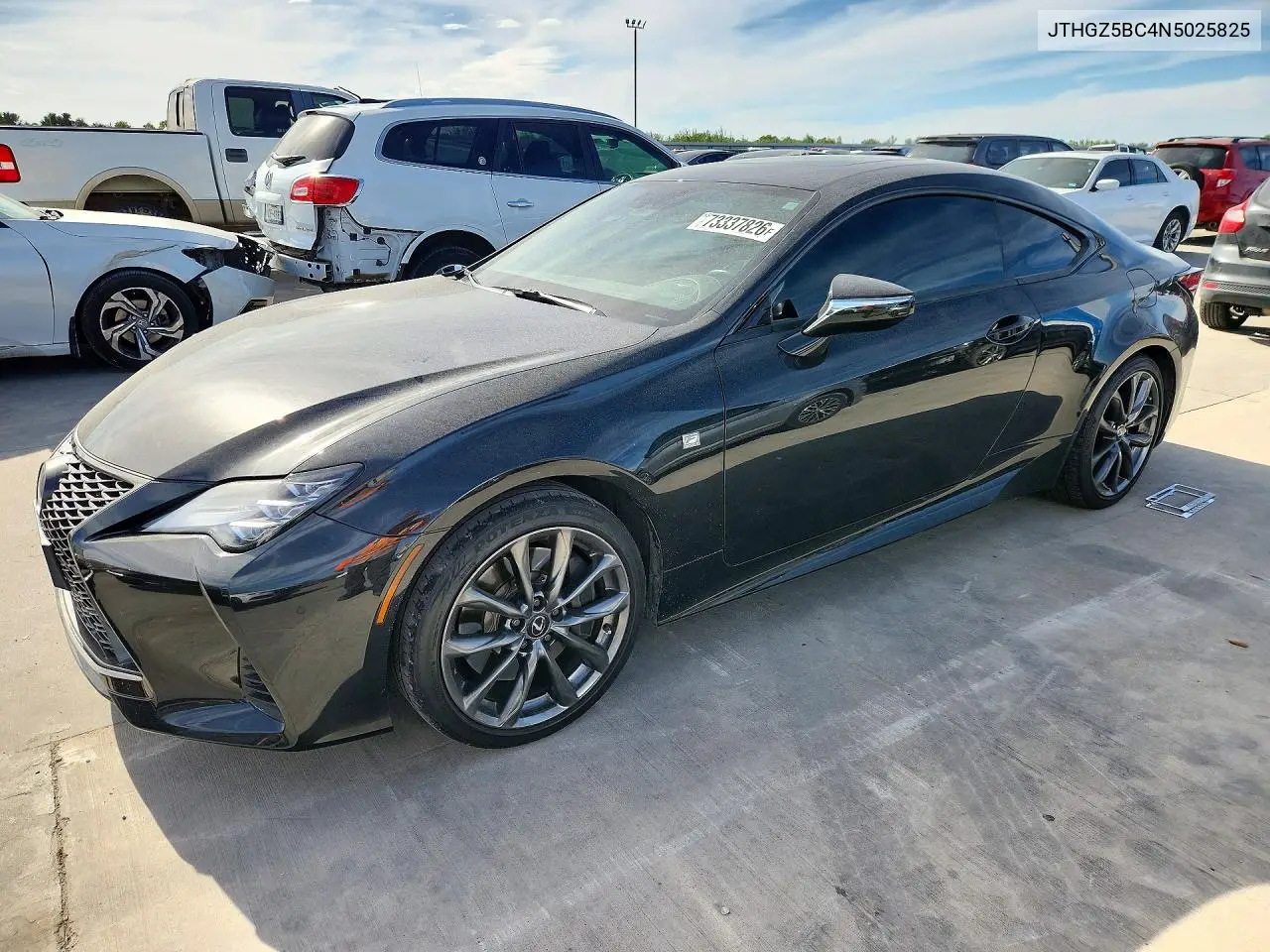 LEXUS RC 2022, VIN JTHGZ5BC4N5025825