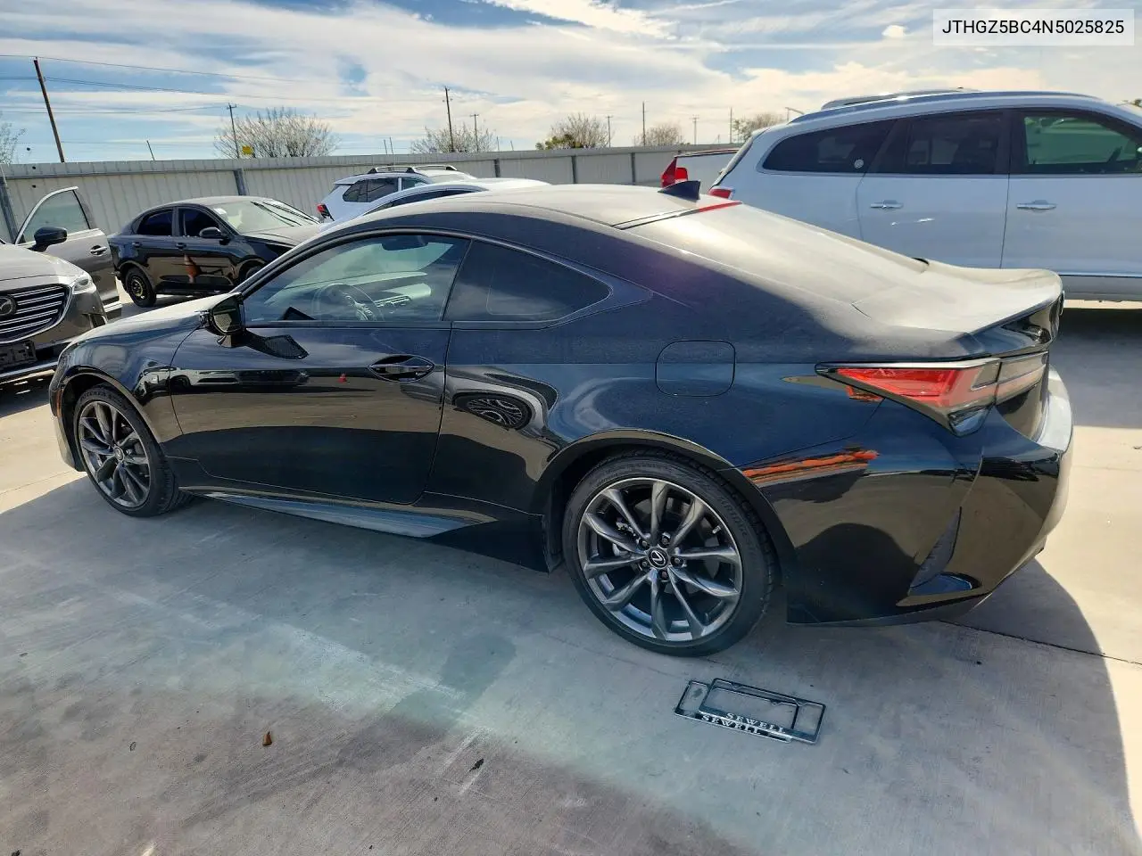 2022 LEXUS RC VIN JTHGZ5BC4N5025825 — фото 2