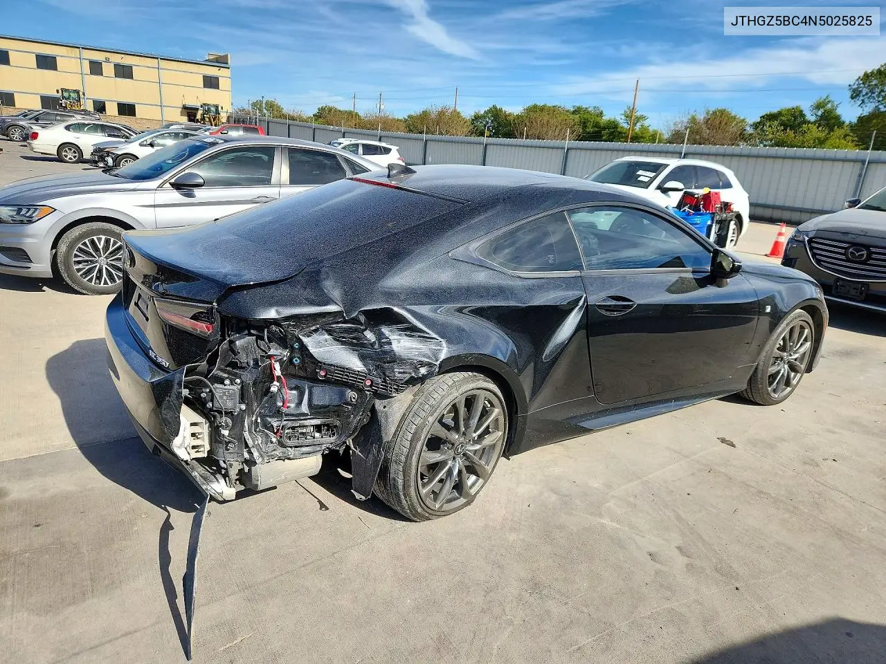 2022 LEXUS RC VIN JTHGZ5BC4N5025825 — фото 3