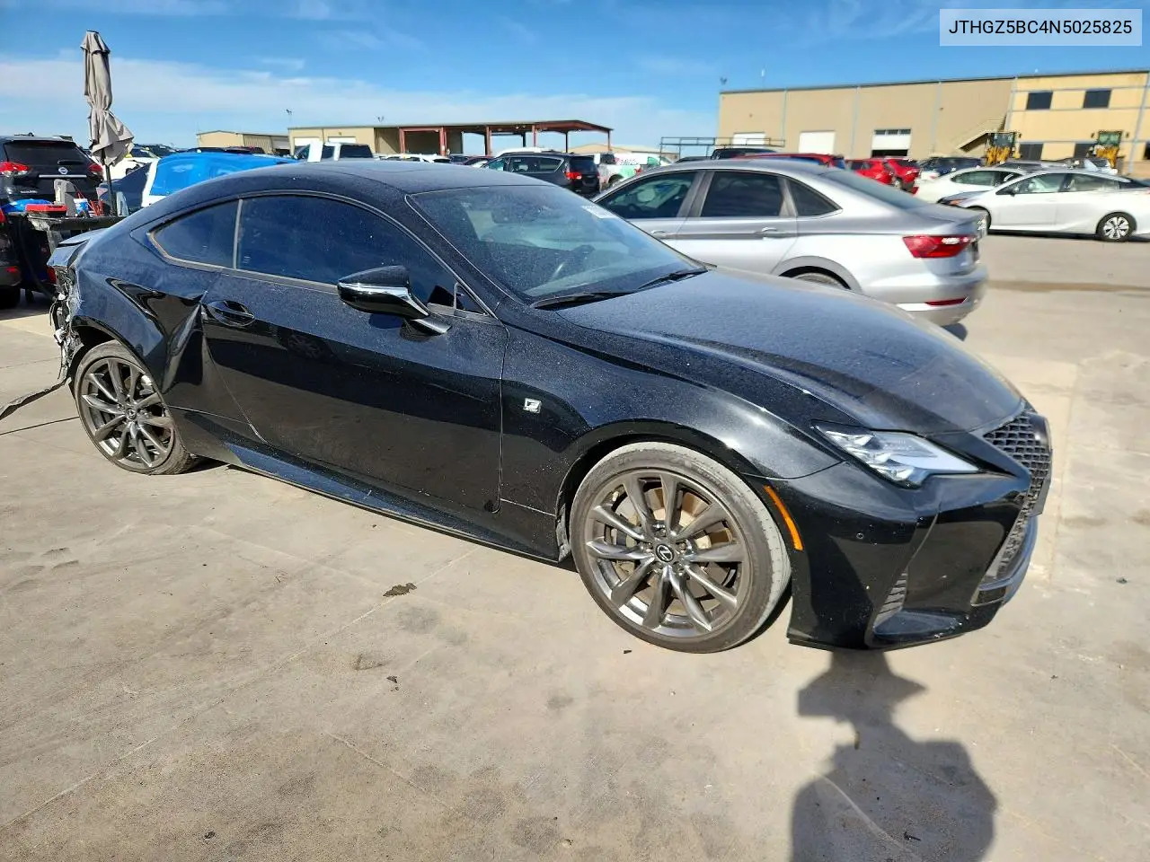 2022 LEXUS RC VIN JTHGZ5BC4N5025825 — фото 4