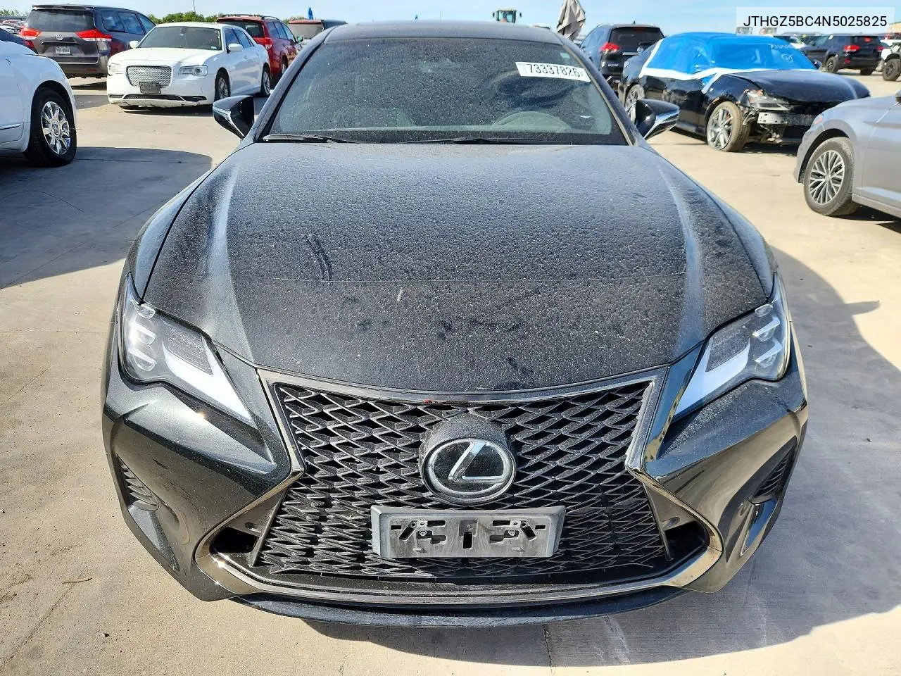2022 LEXUS RC VIN JTHGZ5BC4N5025825 — фото 5