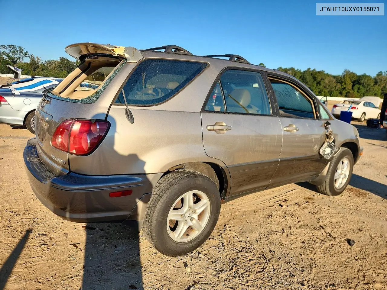 2000 LEXUS RX VIN JT6HF10UXY0155071 — фото 3