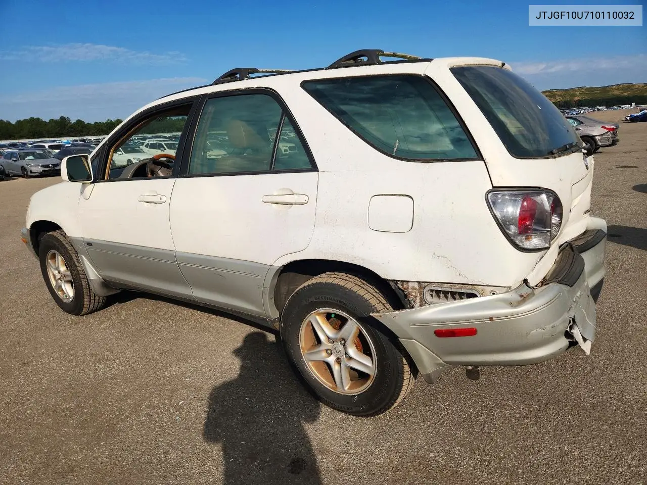 2001 LEXUS RX VIN JTJGF10U710110032 — фото 2