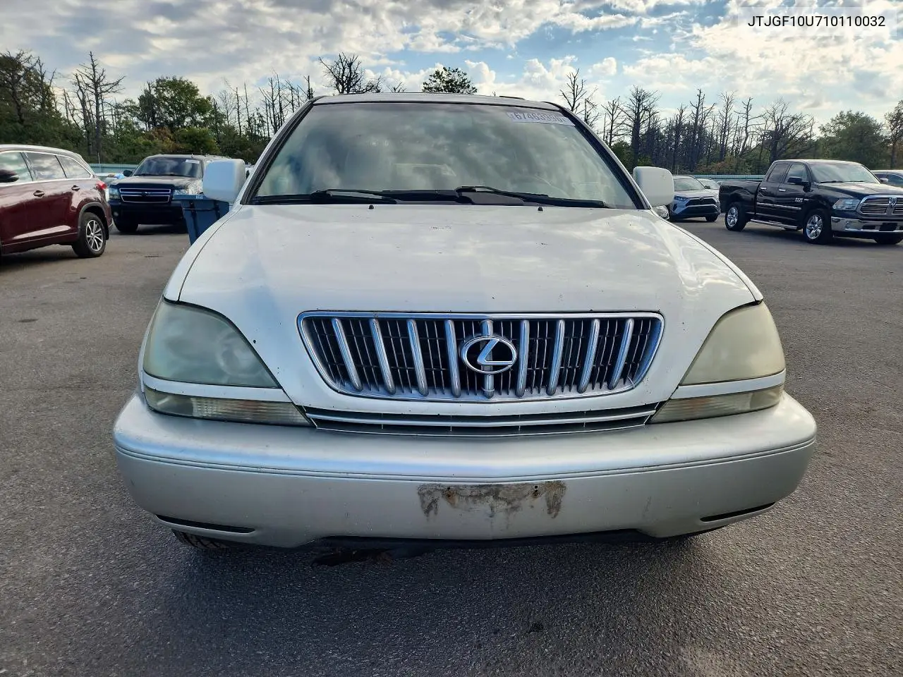 2001 LEXUS RX VIN JTJGF10U710110032 — фото 5