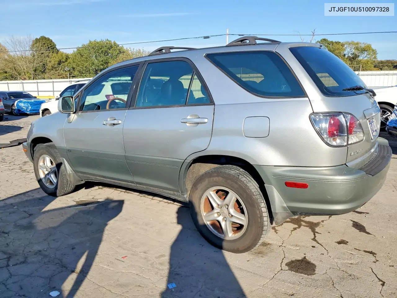 2001 LEXUS RX VIN JTJGF10U510097328 — фото 2