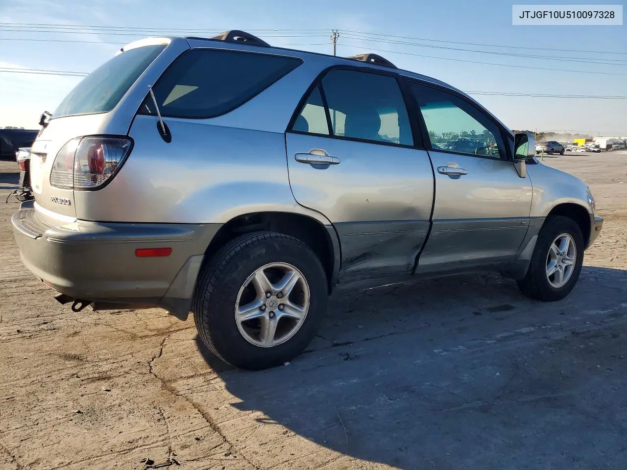 2001 LEXUS RX VIN JTJGF10U510097328 — фото 3
