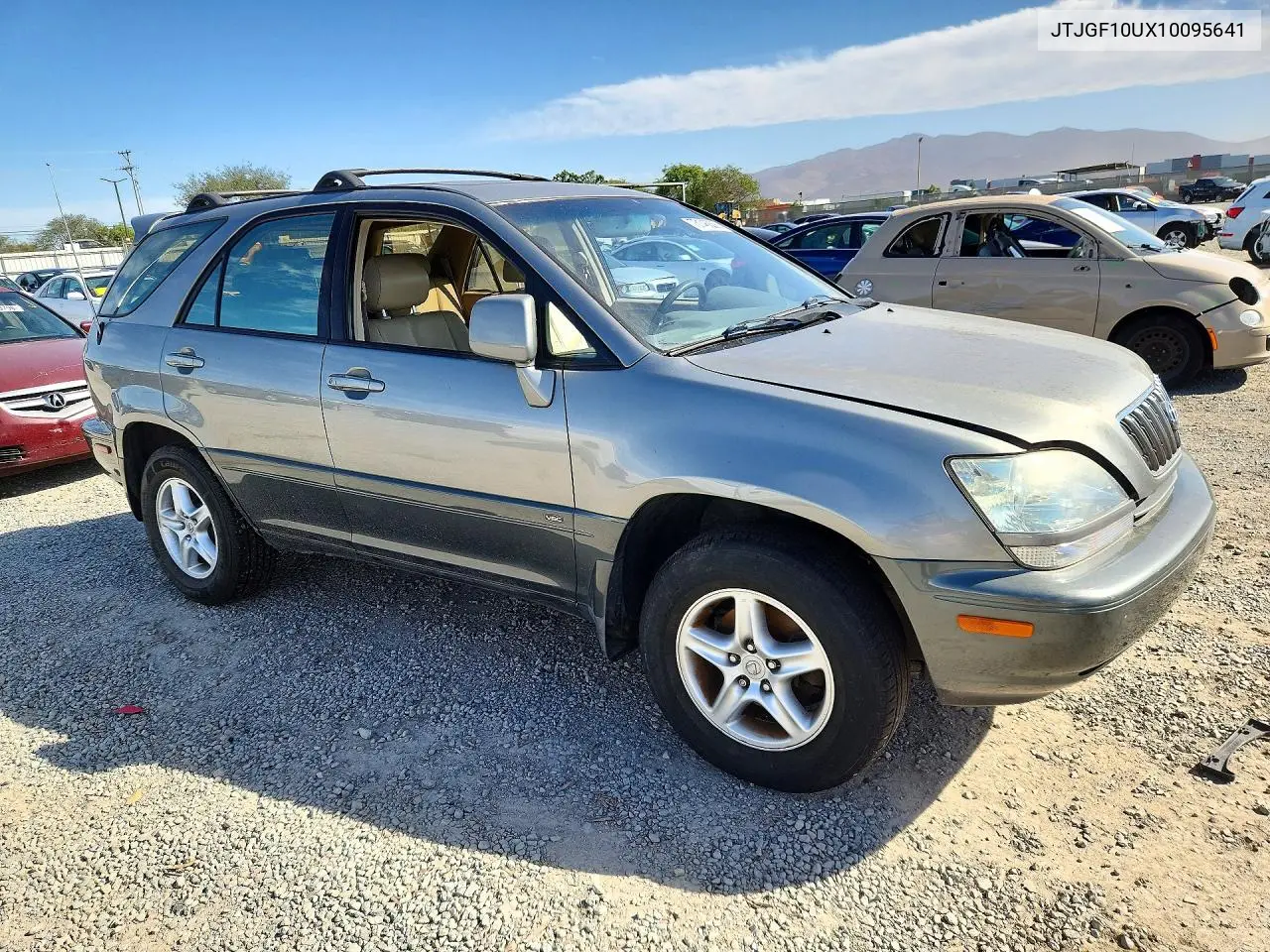 2001 LEXUS RX VIN JTJGF10UX10095641 — фото 4