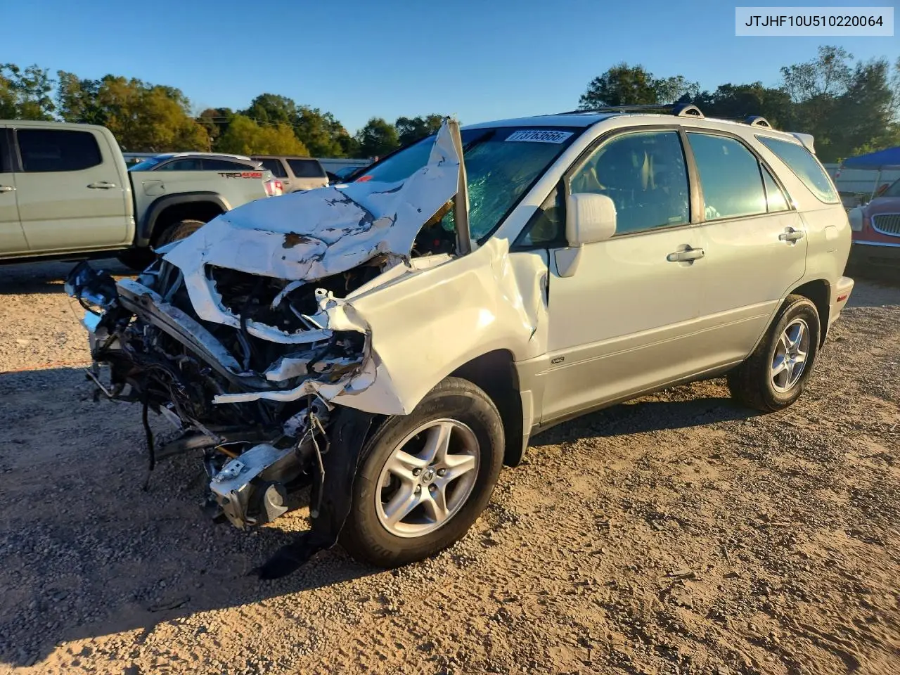 LEXUS RX 2001, VIN JTJHF10U510220064