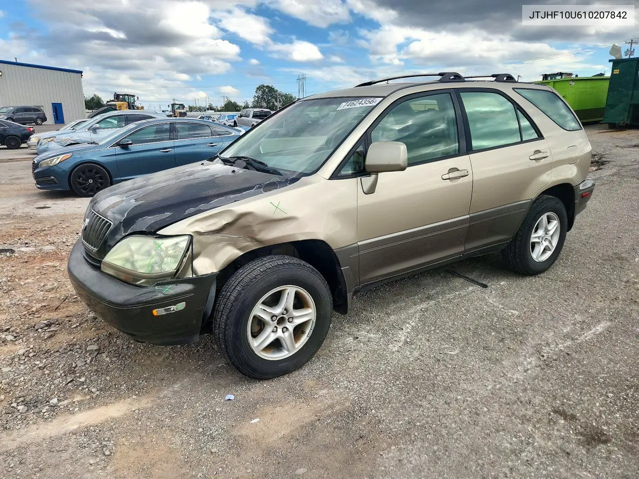 LEXUS RX 2001, VIN JTJHF10U610207842