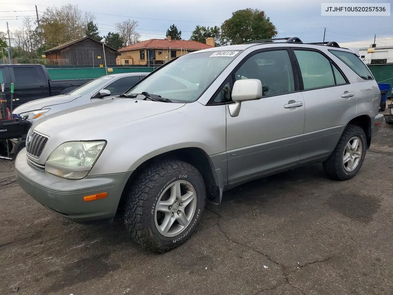 LEXUS RX 2002, VIN JTJHF10U520257536