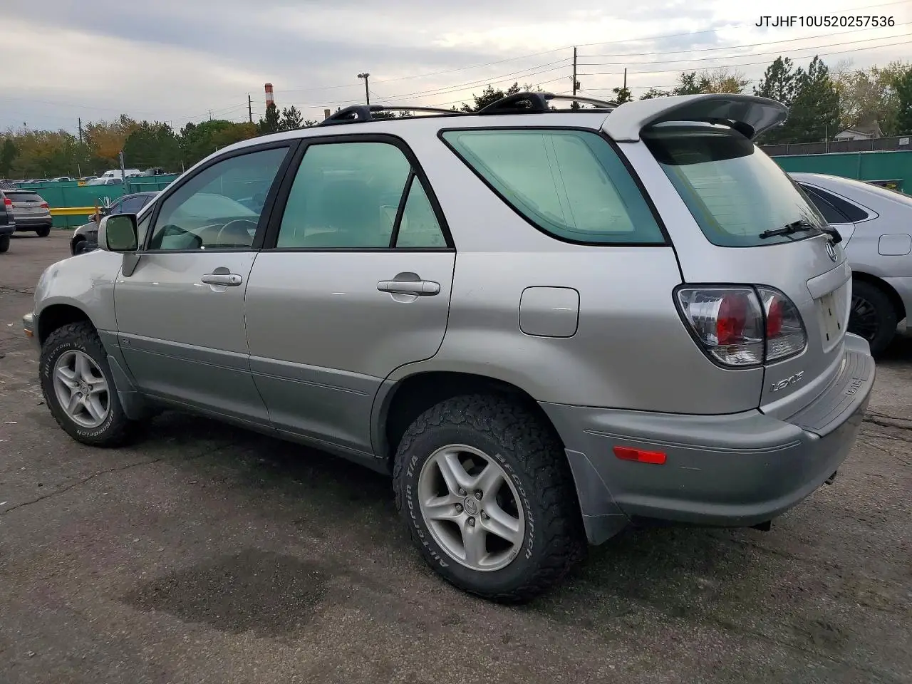 2002 LEXUS RX VIN JTJHF10U520257536 — фото 2