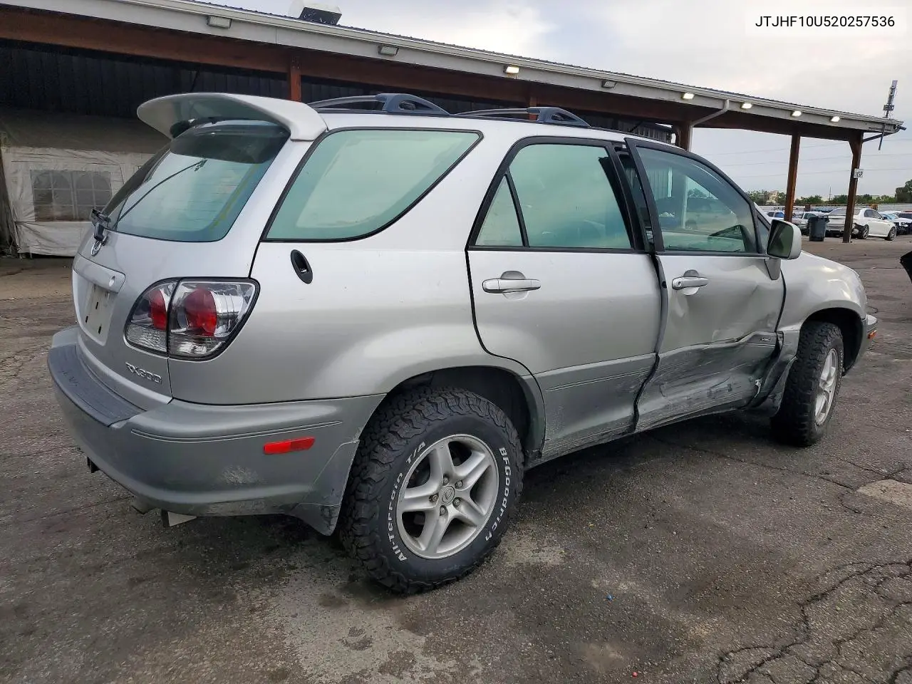2002 LEXUS RX VIN JTJHF10U520257536 — фото 3