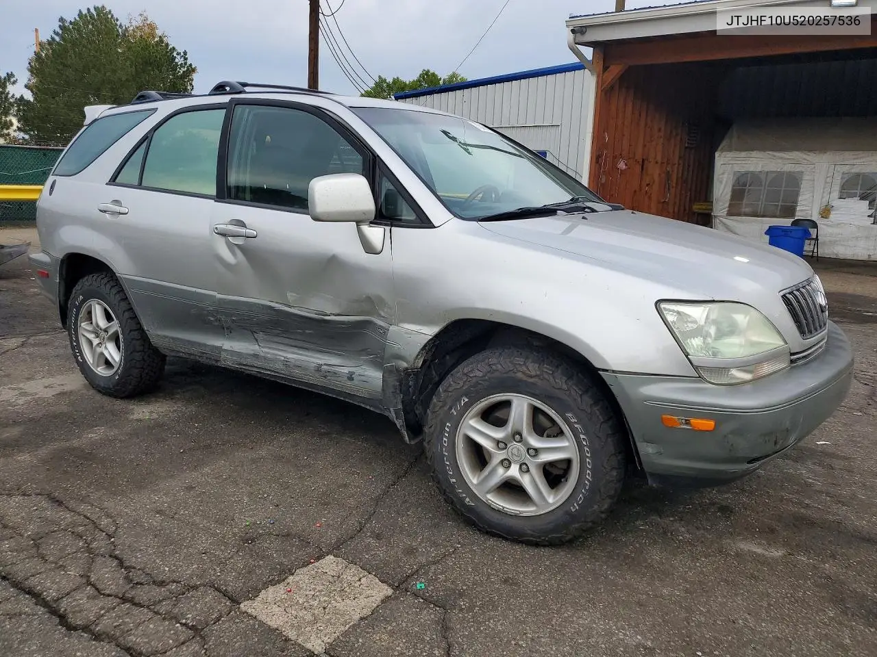 2002 LEXUS RX VIN JTJHF10U520257536 — фото 4