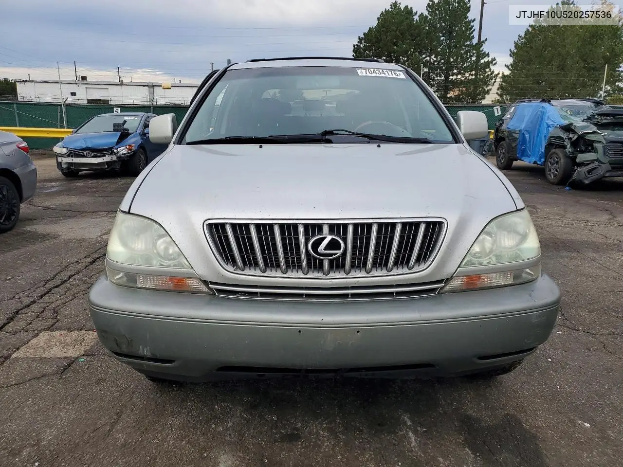 2002 LEXUS RX VIN JTJHF10U520257536 — фото 5