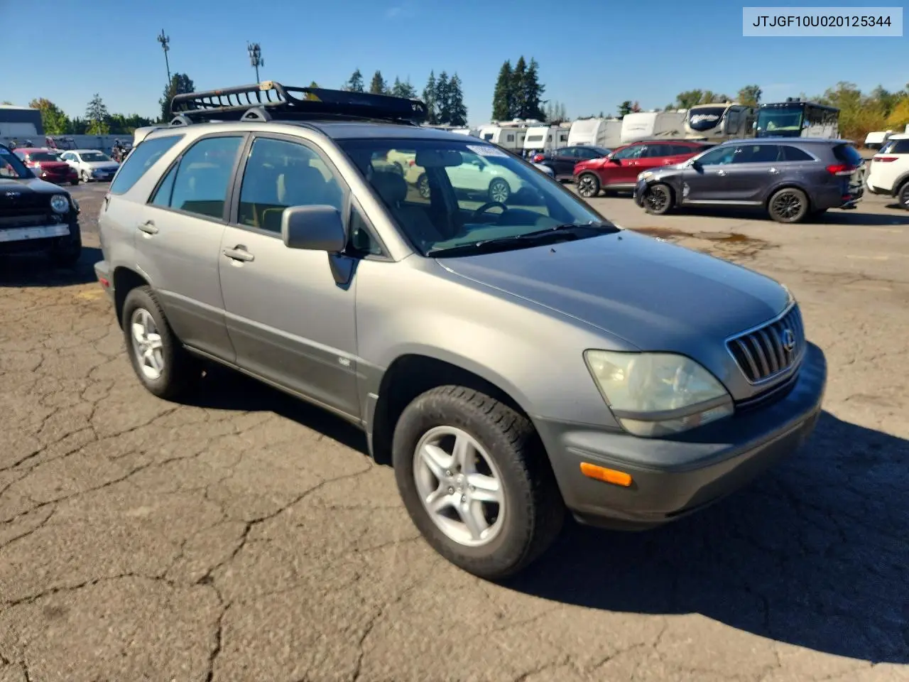 2002 LEXUS RX VIN JTJGF10U020125344 — фото 4