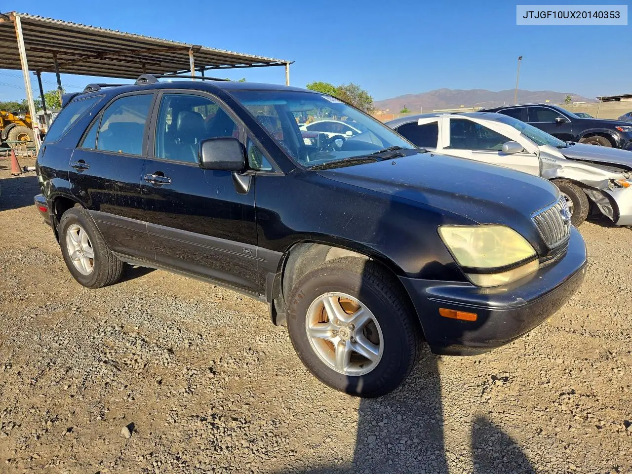 2002 LEXUS RX VIN JTJGF10UX20140353 — фото 4