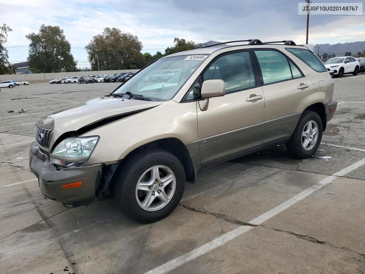 LEXUS RX 2002, VIN JTJGF10U020148767