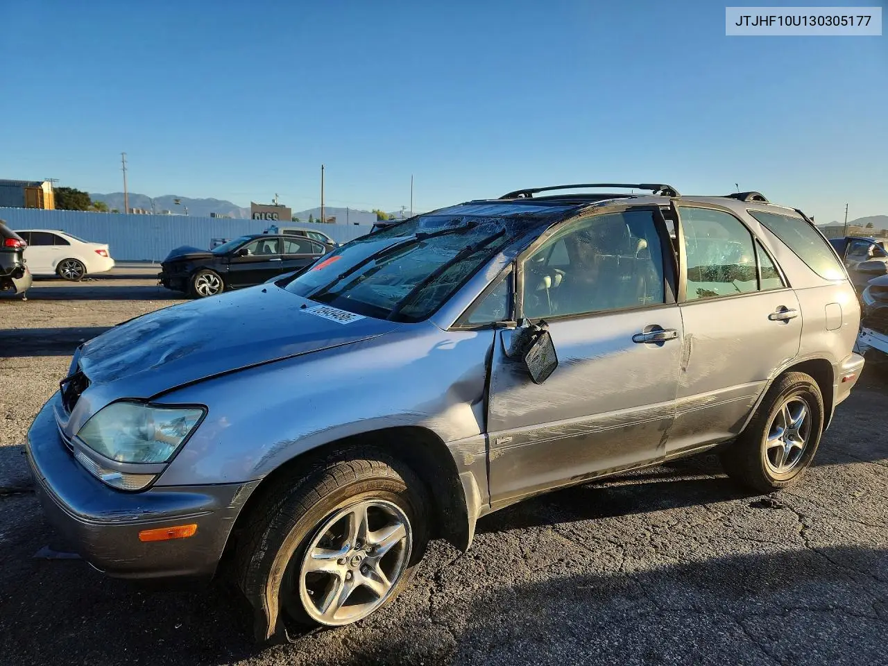 LEXUS RX 2003, VIN JTJHF10U130305177