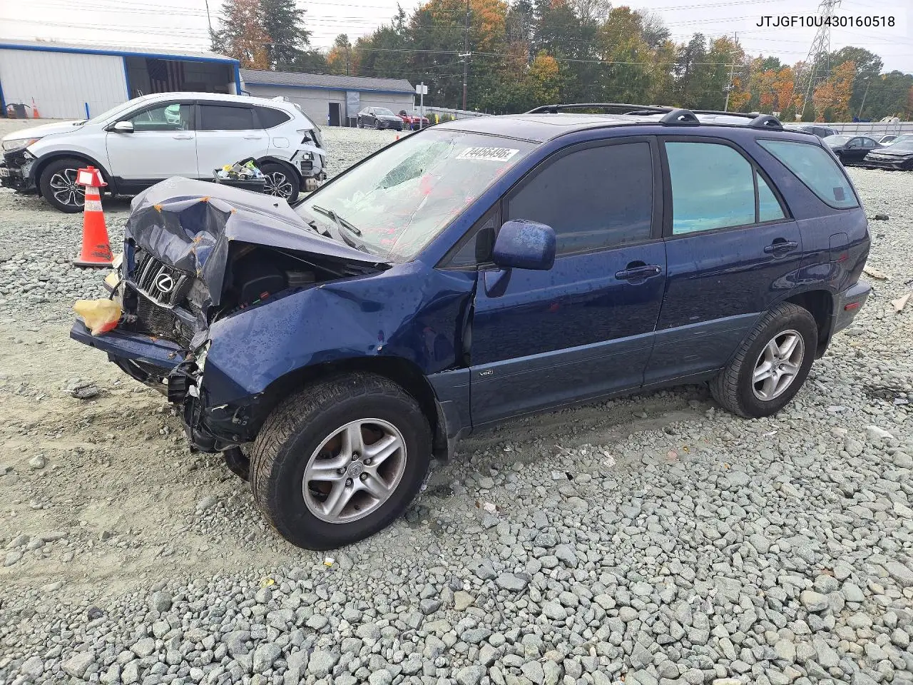 LEXUS RX 2003, VIN JTJGF10U430160518