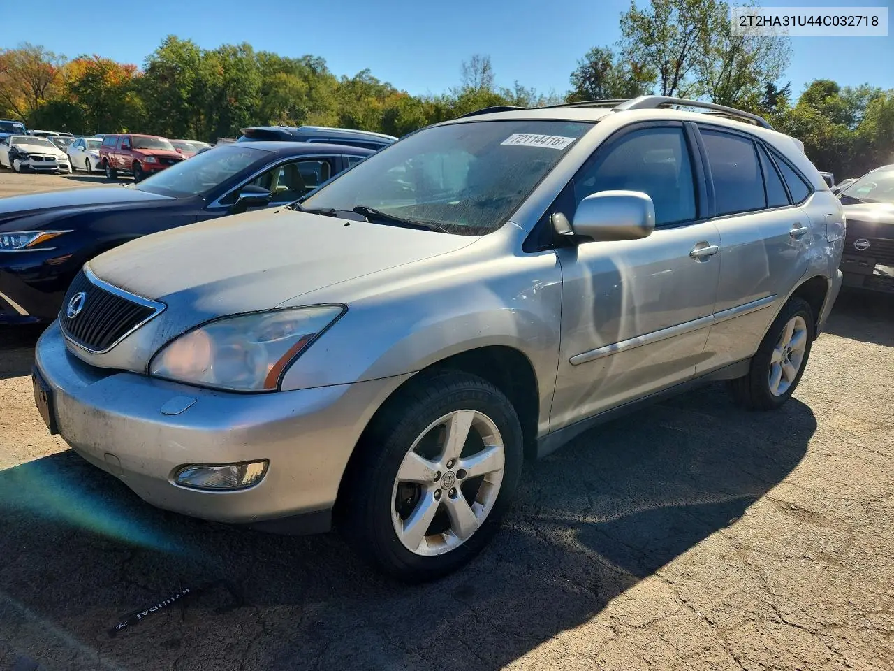 LEXUS RX 2004, VIN 2T2HA31U44C032718