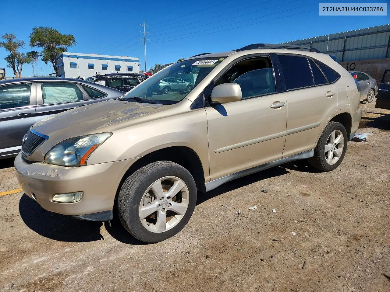LEXUS RX 2004, VIN 2T2HA31U44C033786