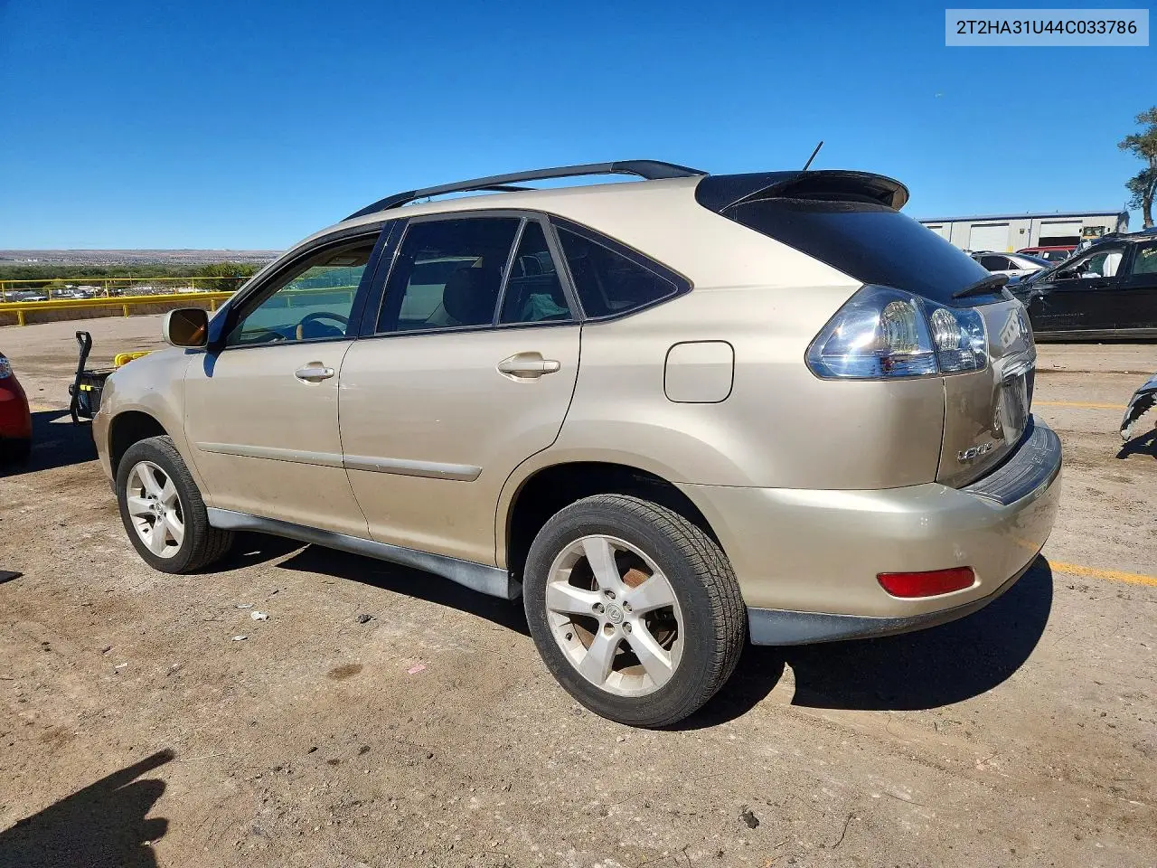 2004 LEXUS RX VIN 2T2HA31U44C033786 — фото 2