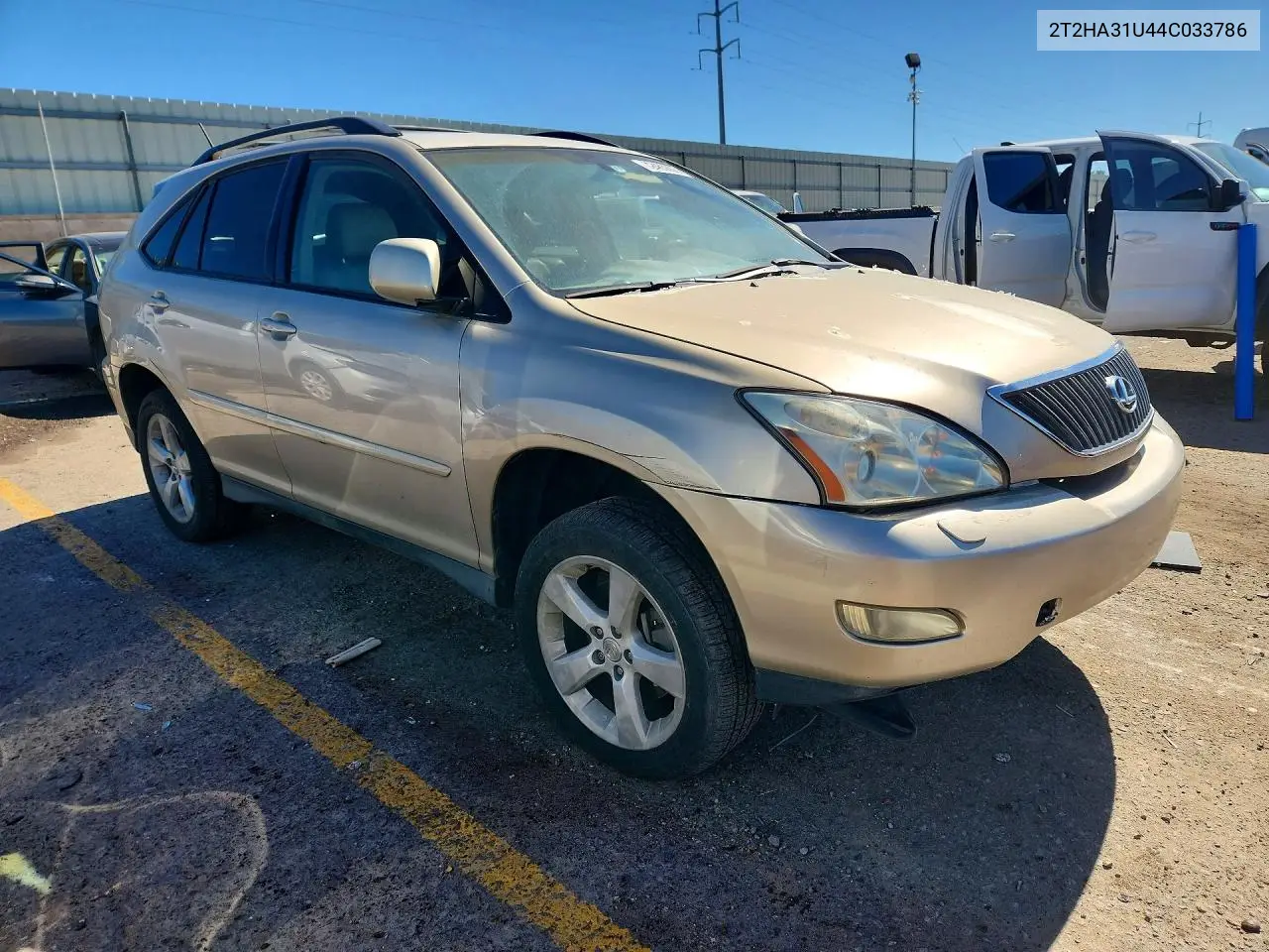 2004 LEXUS RX VIN 2T2HA31U44C033786 — фото 4