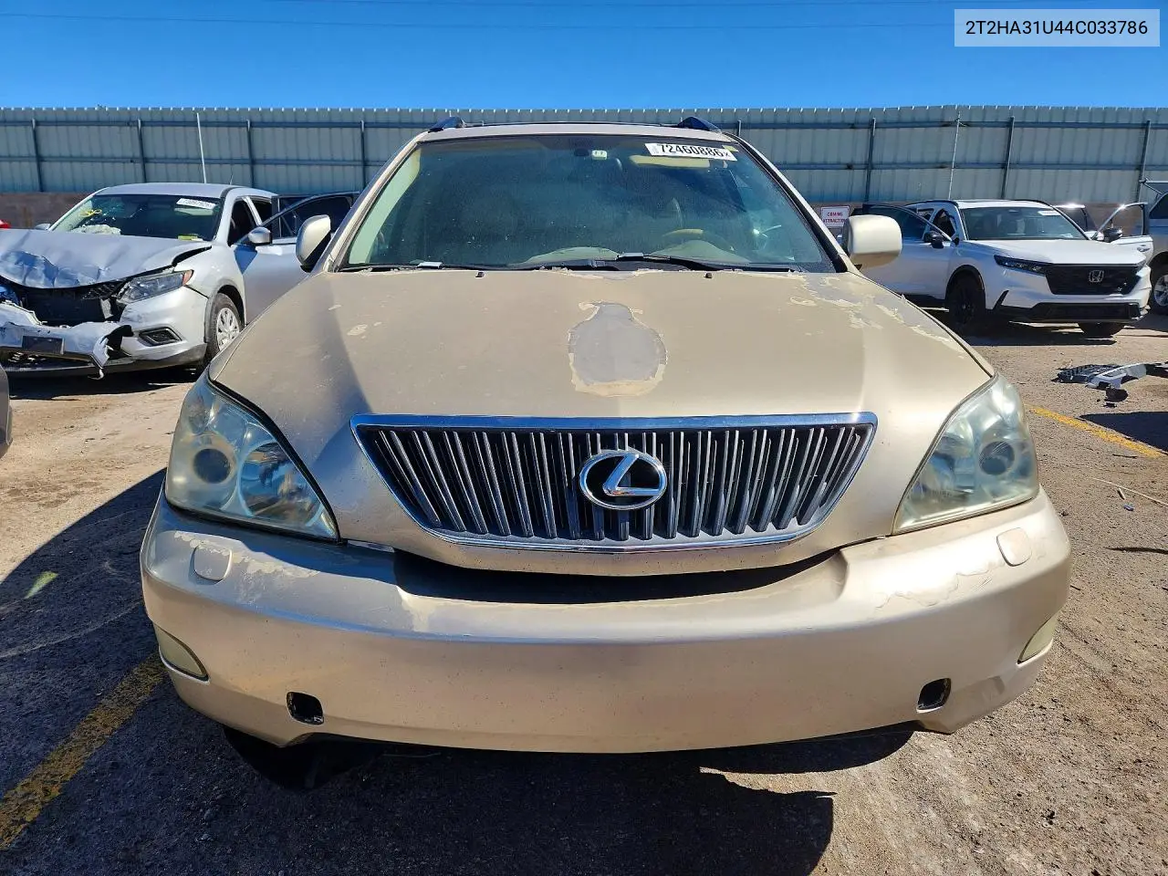 2004 LEXUS RX VIN 2T2HA31U44C033786 — фото 5
